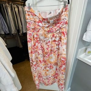 Abercrombie Poplin Dress Strapless, NEW